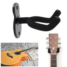 4-Color Guitar Wall Mount: Securely Display Ukulele & Violin - Matte Black