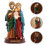 Figurine Jesus Geburtsgeschichte Harz Skulptur 5