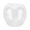 Mini Transparent Hamster Sand Bathtub Apple Shape Dual Use Plastic 5