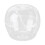 Mini Transparent Hamster Sand Bathtub Apple Shape Dual Use Plastic 16