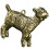 3Stk Mini Schaf Statue Messing Figur Skulptur Dekoartikel 1