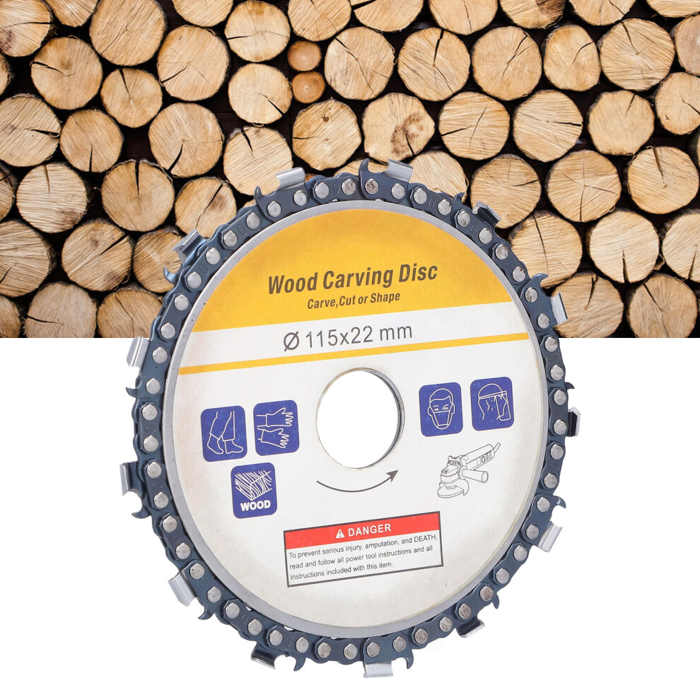 4.5In 13-Tooth Circular Chain Disc Saw Blade For Wood & Plastic 6951357959203