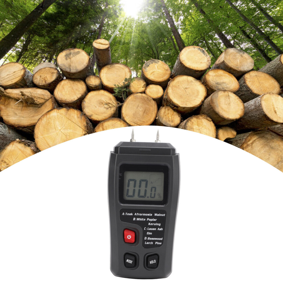 Handheld Needle Moisture Meter For Wood - Auto Power Off Accurate Results 8351357959131