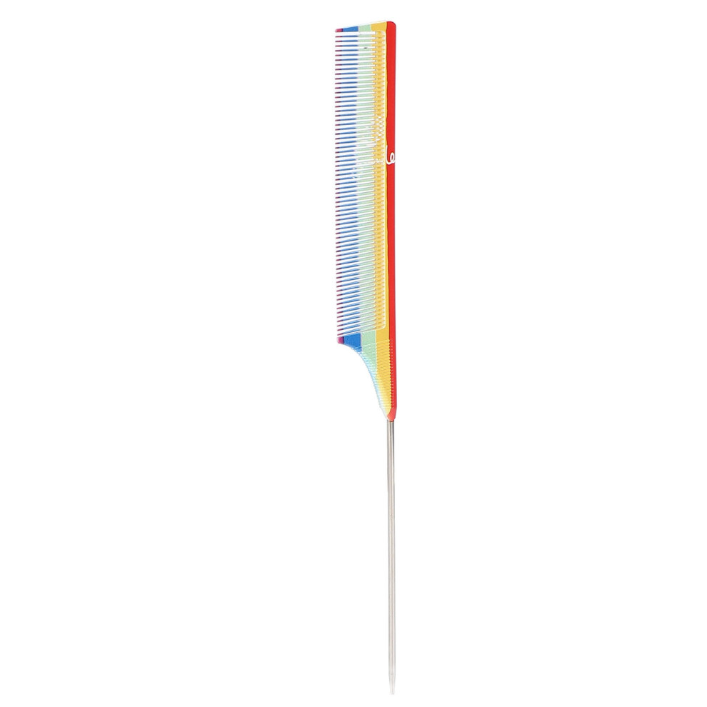 Colorful ABS Round Tooth Detangling Hair Brush Comb CB106 23.5x2.5cm
