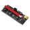 PCIE Riser Adapter with 6P Power Interface, PCB Extension Cord for Graphics Cards 7