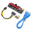 PCIE Riser Adapter with 6P Power Interface, PCB Extension Cord for Graphics Cards 10
