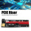 PCIE Riser Adapter with 6P Power Interface, PCB Extension Cord for Graphics Cards 9