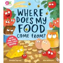 Where Does My Food Come From by Annabel Karmel Hardcover Book
