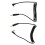 2pcs Coiled 3.5mm to PC Sync Cable for Digital Cameras, Black 14