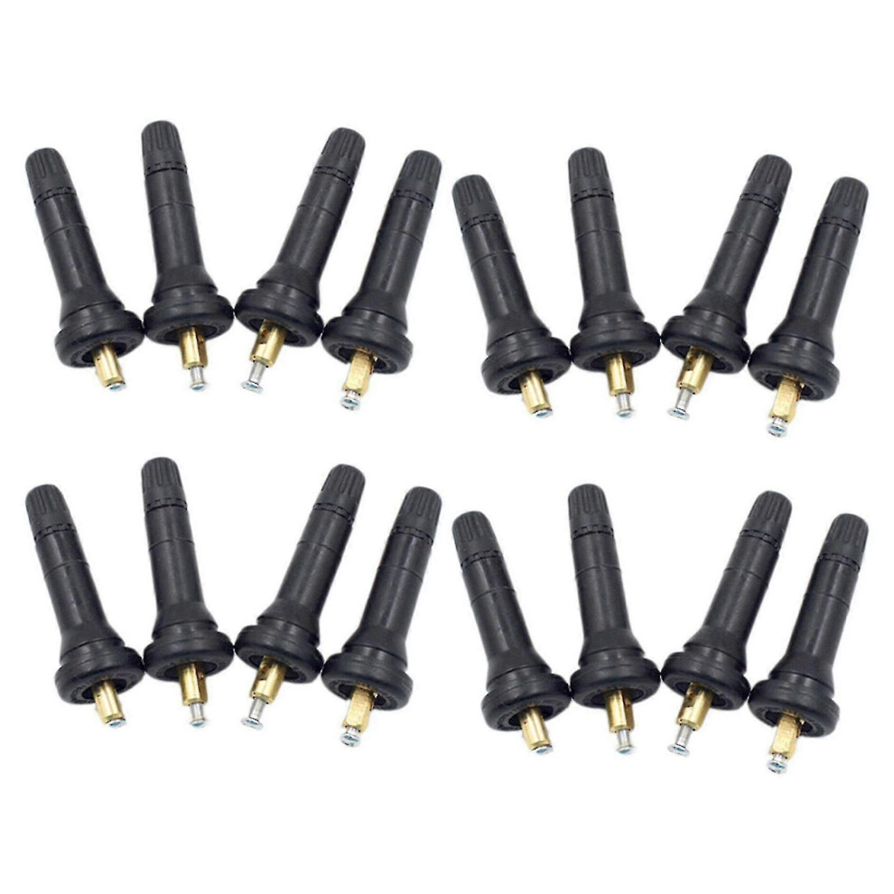 Kikidex (As Show, One Size) 16Pcs Type Tire Pressure Sensor Tpms Valve Stem Nozzle For