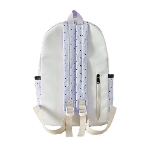 Lässiger Tagesrucksack 2025, Preppy-Tasche, einfache-Hellblau