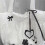 Spacious Canvas Shoulder Bag Elegant Dot Design Bows 5