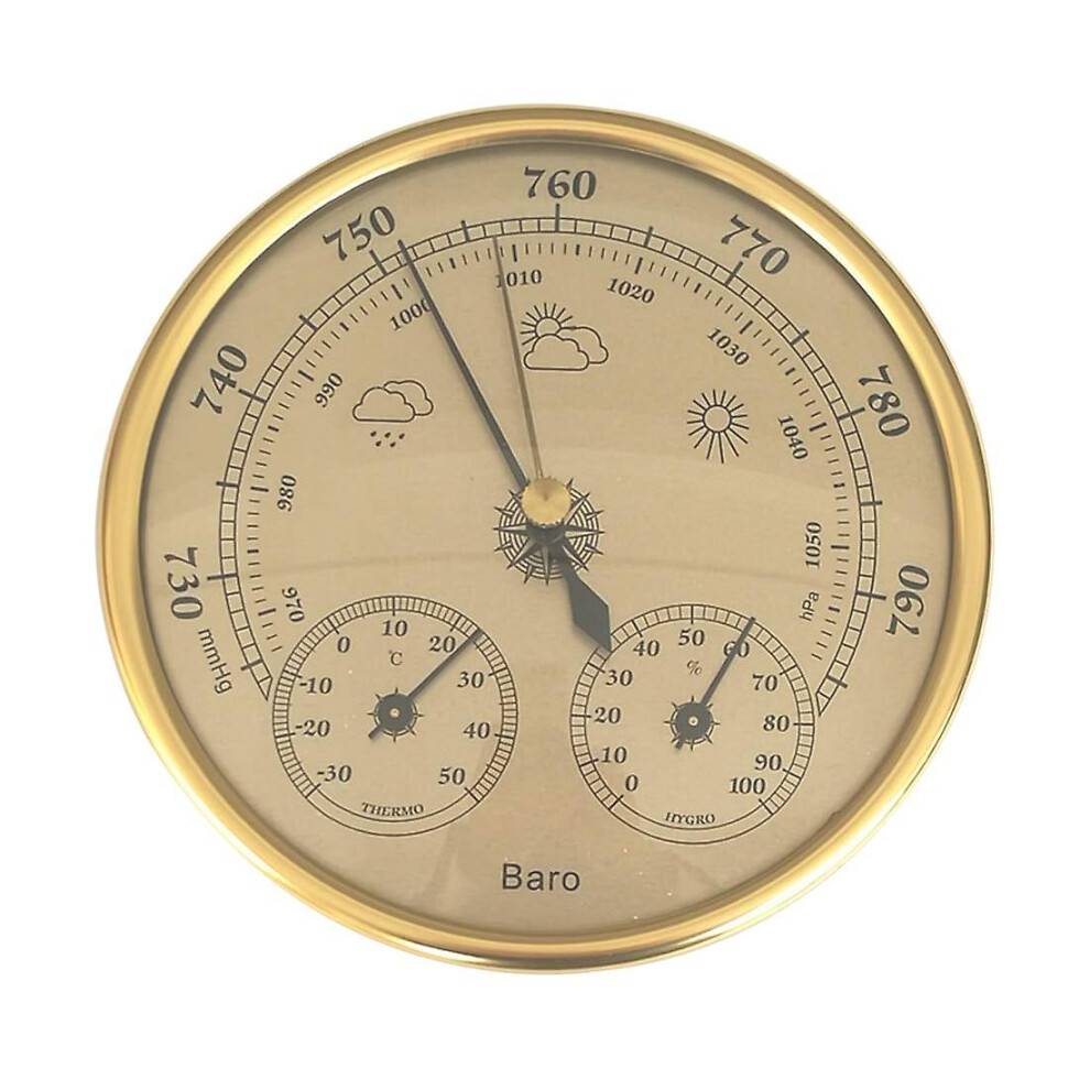 Kikidex (As Show, One Size) Instrument Barometer Thermometer Hygrometer Three In One