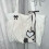 Spacious Canvas Shoulder Bag Elegant Dot Design Bows 7