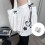 Elegant Dot Canvas Bag With Bows Accent Large Capacity Underarm 2