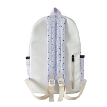 2025 Fashion Preppy Bag Simple Backpacks School-light blue