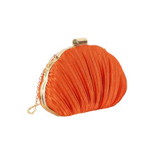 Seashells Evening Bag Sparkly Clutches Purses Women-Orange