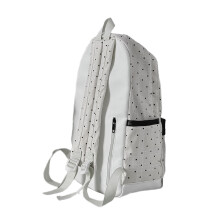 2025 Mode Preppy Tas Eenvoudige Rugzakken Schoolrugzakken-Wit