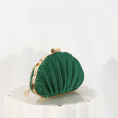 Seashells Evening Bag Sparkly Clutches Purses Women-Orange 1