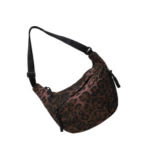 Crescents Tas Voor Vrouwen Canvas Crossbody Tassen-Koffie