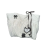 Elegante canvas schoudertas met stippenprint, grote capaciteit 1