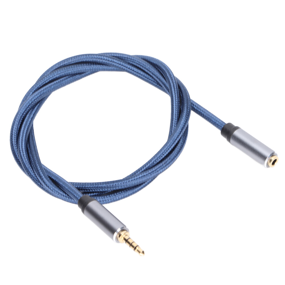 3.5Mm Stereo Audio Extension Cable 3.3Ft Nylon Alloy Blue 3271357962151