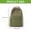 Wear Resistant Corduroy Backpacks Ergonomic Strap-White 3