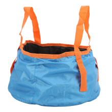 Tragbare, klappbare Outdoor-Waschanlage, Blau, 29 cm Durchmesser