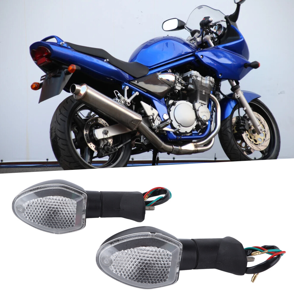 2Pcs Motorcycle Turn Signal Flasher Indicator For Gsf600/1200/1250, Clear Light 8251357965517