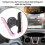 Supporto per telefono da auto rosa ABS+Rhinestone 7