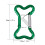 5Pcs Aluminum Alloy Spring Snap Hook Clip Bone Shape-rose red 5