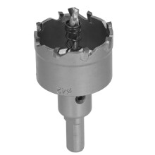 Foratrice a tazza con denti in carburo da 42 mm, ad alta resistenza, argento