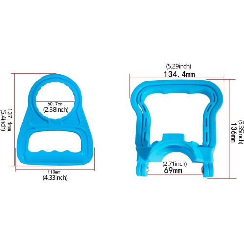 Water Bottle Handle 2-Pack, Ergonomic Advanced Multifunctional Drinking Bottle Lift Handle, Compatible With Most Bottles 1