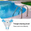 Triangular Pool Vacuum Head Upgraded Weighted With Brush And Handle For Inground Pools Telescoping Pole Compatible 5