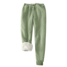 Jogginghose für Damen, mit Fleece gefüttert,-Grün M