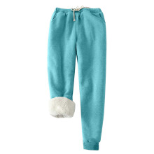 Jogginghose für Damen, mit Fleece gefüttert,-Smaragd L