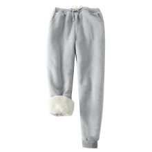 Jogginghose für Damen, mit Fleece gefüttert,-Dunkelgrau M