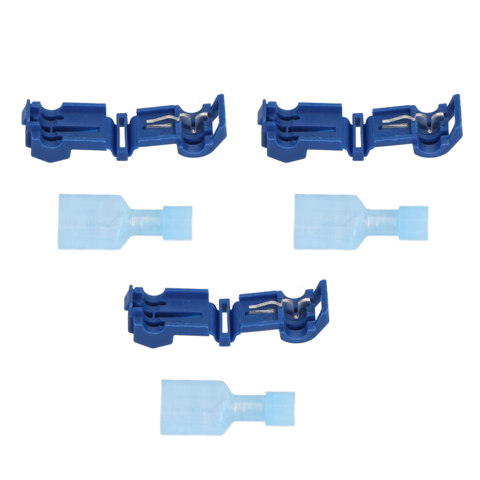 120Pcs T Tap Wire Connectors Quick Splice Wires Self Stripping Mdfn2-250 3681357967603
