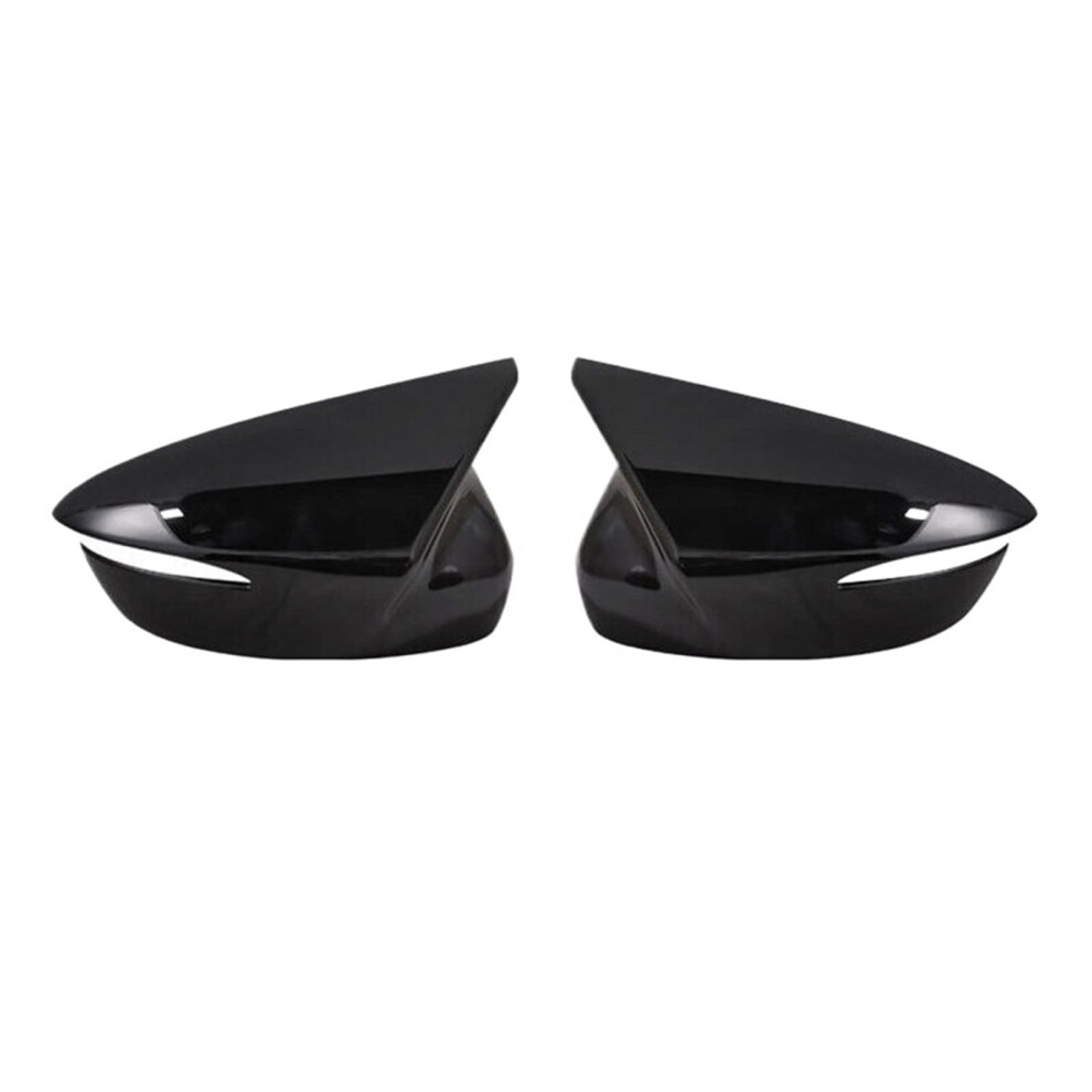 Rearview Side Mirror Cover Wing Cap Gloss Exterior Trim For Mazda Cx-5 Cx-3 Cx-4 Black 9354506688950