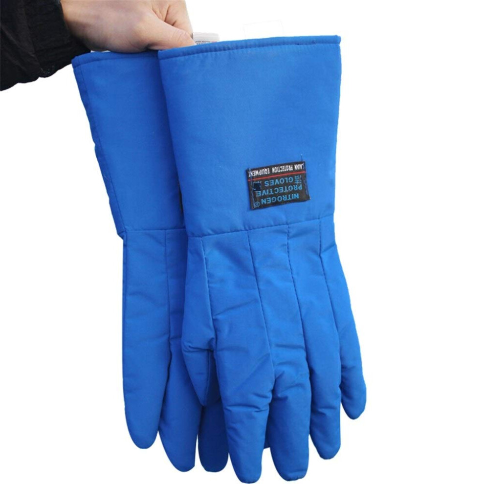 Work Gloves Wear-Resistant Men's Cold-Weather Antifreeze Gloves For Liquid Nitrogen, Size Xl, Color M-38Cm 9354506689001