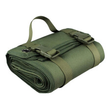 Shooters Mat Non Padded Roll Up Mat Pad For Hunting And Long Range Outdoor Shooting Green