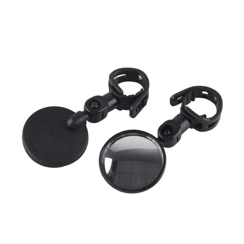 Motorcycle Mirrors 2Pcs Universal Rearview Mirror For Bicycle And Motorcycle, Handlebar Mount, 360 Rotation, 7.9Cm Lens 9354506689339