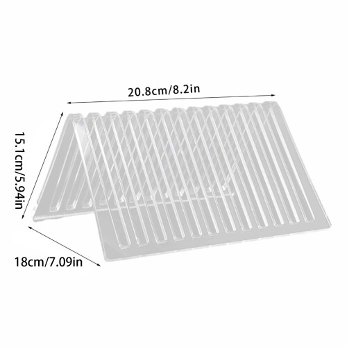 Elegant Vinyls Record Display Stand Practical Clear Vinyls 1