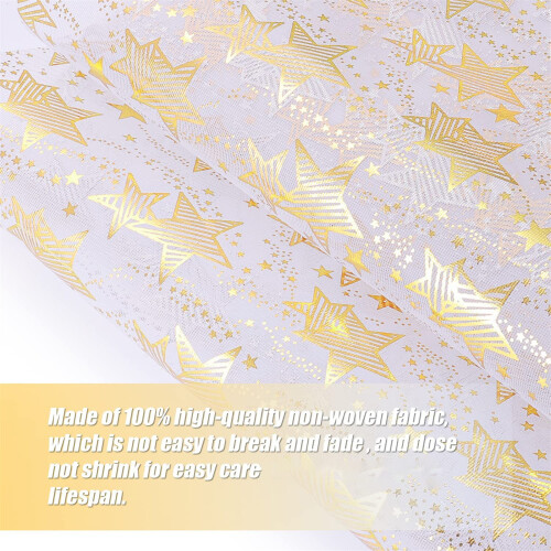 Elegant Gold Table Runner Roll for Weddings and Celebration 1
