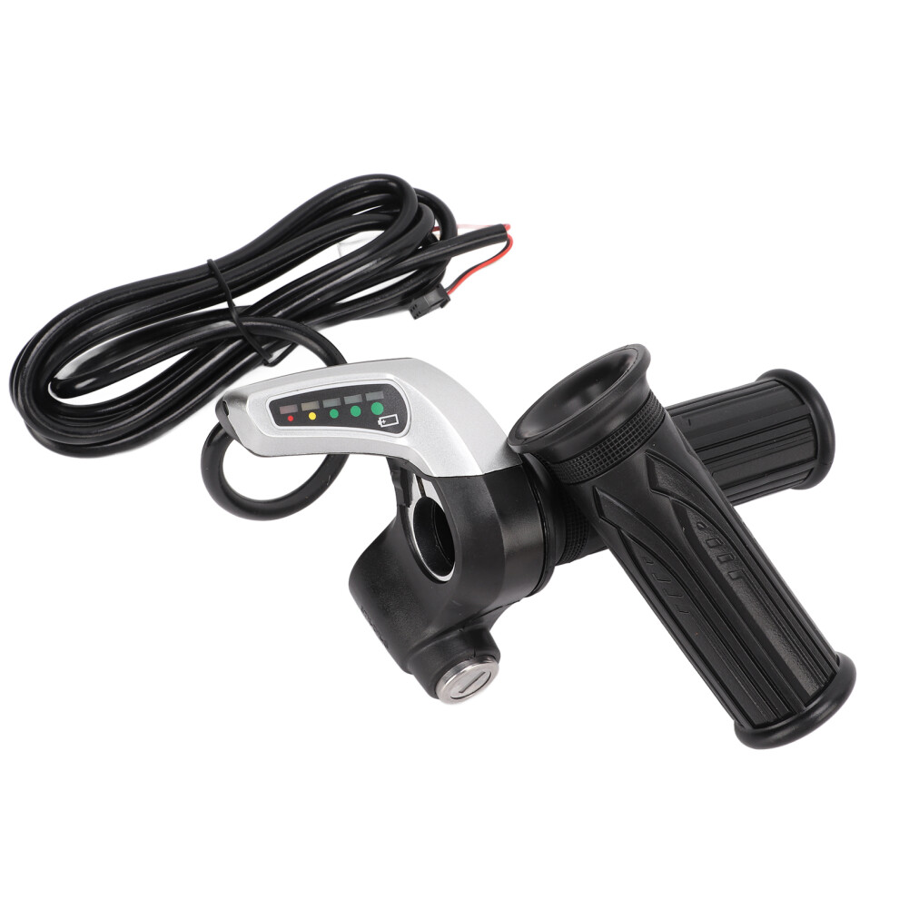 Electric Bike Throttle Grip 48V With Led Display & Lock, 22.5Mm 5061357968646