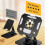 Foldable Desktop Tablets Stand With Double Axises-Pink 5