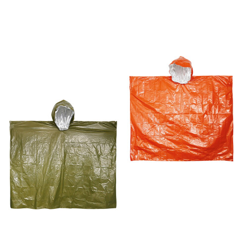 Breathable Rainwear Compact Portable Design Reinforced-Orange 2