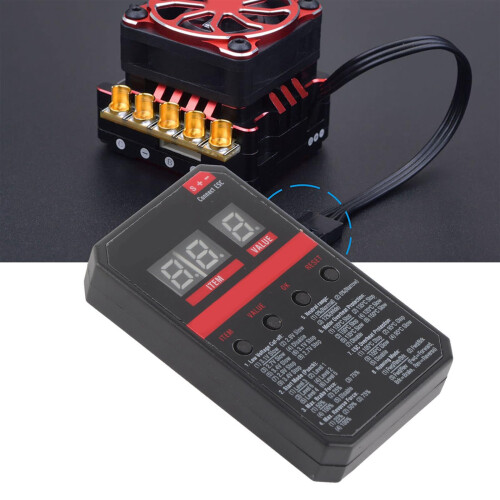 ESC Programmer Card with LED Screen Motor Speed Controller for 1