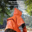 Breathable Rainwear Compact Portable Design Reinforced-Orange 6