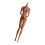 12inch Poseable Mannequin Doll with Moveable Limbs-brown muscle 1